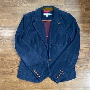 Boden navy blue corduroy blazer
